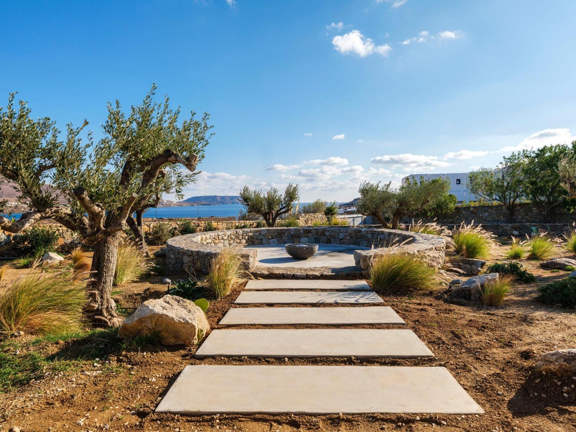 Blue Eye Grand Villa Mykonos Kalafatis Exterior foto